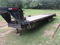 20' Pull-Do GN Tandem Trailer w/5' ramps & 8-hole