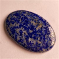 CERT 51.20 Ct Cabochon Lapis Lazuli, Oval Shape, G