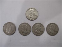 1962 & 1962-D Franklin 1/2 Dollars