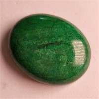 CERT 76.65 Ct Cabochon Emerald, Oval Shape, GLI Ce