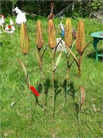 5 Corn Sculptures