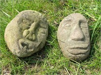 Pair of Stone Faces