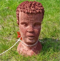 Pottery Bust of Boy