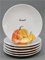 Lot: 6 Rae Dunn, "blessed" Plates