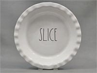 Rae Dunn "Slice" Ceramic Pie Dish
