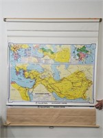 Rand McNally Pull Down World History Maps