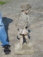 Stone Statue of Child
