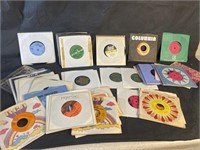 70 Vintage Vinyl 45 Records