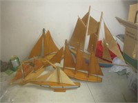Lot de bateau en bois