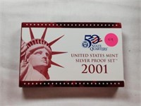 2001 US Silver Proof Set