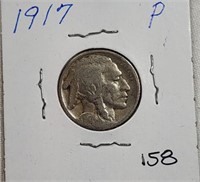1917P Buffalo Nickel