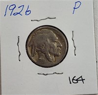 1926P Buffalo Nickel