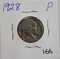 1928P Buffalo Nickel