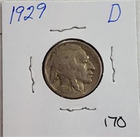 1929D Buffalo Nickel