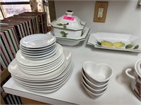 LOT OF MIXED DISHES