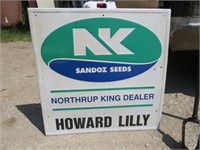 Metal Northrup King Seed Dealer Sign
