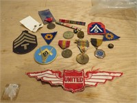 Various Medals and Patches