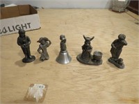 Various Pewter Figurines