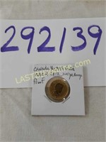 1/4 Tr. oz. .9999 Gold Canadian War of 1812 Coin