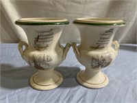 Pair of Vintage Ceramic Vases