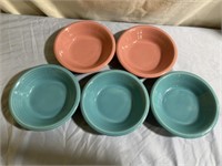 Lot of 5 Ceramic Gibson Bowls