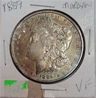 Collectible 1889 Morgan Silver Dollar Coin