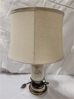 White ceramic lamp
