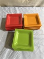 Estate Lot of 24 Small Plastic Plates