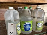 (8) Bottles of cleaning vinegar