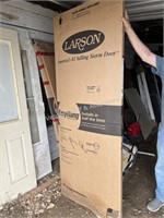 Larson storm door, 32” wide x 80” tall