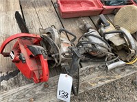 Ionsereds chain saw, Skil saw, drill, circular saw