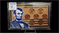1982 LINCOLN CENT COLLECTION
