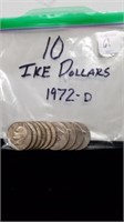 10- IKE DOLLARS (DATES IN PHOTOS)