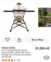 deluxe grill Vision Grills24 in. Kamado XD702