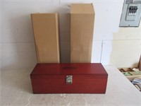 2x NEW WINE BOTTLE OPENER KIT IN WOODEN BOX