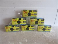 6x NEW 35MM SINGLE USE CAMERA WITH FILM