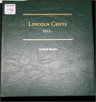 LINCOLN CENTS 2012-TO DATE   IN LITTLETON BOOK