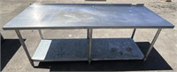 Stainless Work Table 84” X 30” X 45.75