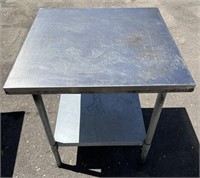 Stainless Work Table 30” X 30” X 34