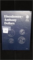 EISENHOWER & ANTHONY DOLLARS WHITTMAN BOOK