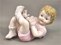 Vintage Bisque Baby Figurine