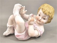 Vintage Bisque Baby Figurine