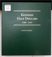 KENNEDY HALF DOLLARS 1988-2004 IN LITTLETON BOOK