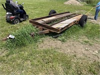 16’ Pull-type skid loader trailer