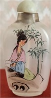 B - VINTAGE CHINESE SNUFF BOTTLE (F132)