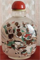 B - VINTAGE CHINESE SNUFF BOTTLE (F133)