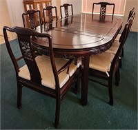 B - FORMAL DINING TABLE W/ 8 CHAIRS (C4)