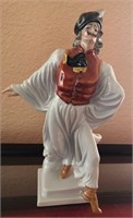 B - HEREND HAND PAINTED FIGURINE 11"T (L69)