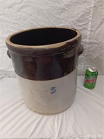 5 Gallon Stone Jar W/ Handles Grips