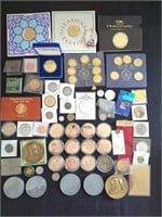 Coins, medals, pins, and tokens